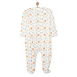 HelloBaby Yenidoğan Kız  Organik Patikli Tulum Kız Bebek