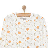 HelloBaby Yenidoğan Kız  Organik Patikli Tulum Kız Bebek