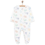 HelloBaby Yenidoğan Erkek  Patikli Tulum Erkek Bebek
