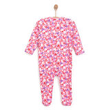HelloBaby Yenidoğan Kız  Patikli Tulum Kız Bebek