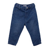 HelloBaby Erkek Bebek Pantolon Denim Space Reçme Paça İndigo