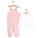 HelloBaby CHIC Kız Salopet-Tshirt Kız Bebek