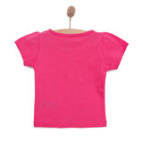 HelloBaby Basic Kız Kalp Papatya Baskılı T-Shirt Kız Bebek