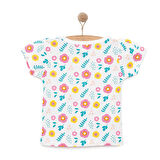 HelloBaby Basic Kız Çiçek Desenli T-Shirt Kız Bebek