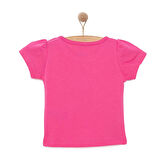 HelloBaby Basic Kız Unicorn Parti Baskılı T-Shirt Kız Bebek