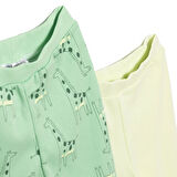 HelloBaby Basic Erkek Dinozor Desenli 2li Patiksiz Alt Erkek Bebek