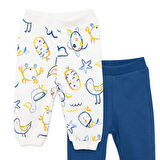 HelloBaby Basic Erkek Kaplumbağa Desenli 2li Patiksiz Alt Erkek Bebek