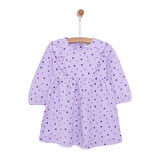 HelloBaby Basic Kız Kalp Desenli Fırfırlı Elbise Kız Bebek