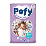 Pofy Midi 3 Numara Bebek Bezi 4-9 kg 50 Adet