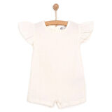 HelloBaby Yenidoğan Kız Müslin Kısa Tulum Kız Bebek
