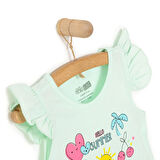 HelloBaby Basic Kız Meyve Baskılı Atlet T-shirt Kız Bebek