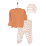 Bebbek Yenidoğan Zıbın-Şapka-Patikli Alt