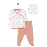 Bebbek Yenidoğan Zıbın-Şapka-Patikli Alt