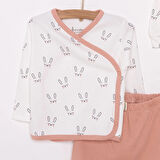 Bebbek Yenidoğan Zıbın-Şapka-Patikli Alt