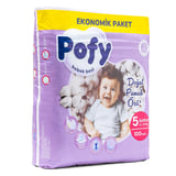 Pofy Junior 5 Numara Bebek Bezi 100 Adet