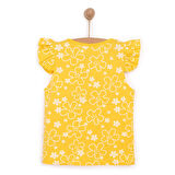 HelloBaby Basic Kız Güneş Işığı Desenli Atlet T-shirt Kız Bebek