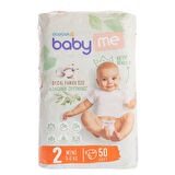 baby me Mini 2 Numara Bebek Bezi 3-6 kg 50 Adet