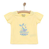 HelloBaby Basic Kız Deniz Kızı Baskılı T-Shirt Kız Bebek