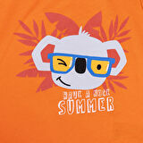 HelloBaby Basic Erkek Koala Baskılı Atlet Tshirt Erkek Bebek