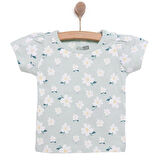 HelloBaby Basic Kız Papatya Baskılı T-Shirt Kız Bebek