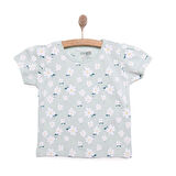 HelloBaby Basic Kız Papatya Baskılı T-Shirt Kız Bebek
