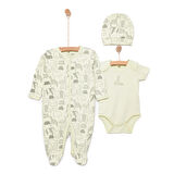 HelloBaby Yenidoğan Tulum-Body-Şapka