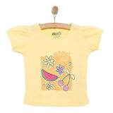 HelloBaby Basic Kız Meyve Baskılı T-Shirt Kız Bebek