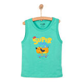 HelloBaby Basic Erkek Süper Köpek Baskılı Atlet Tshirt Erkek Bebek