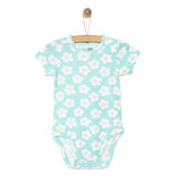 HelloBaby Çiçek Desen Kısa Kol Body