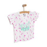 HelloBaby Basic Kız Lale Desenli T-Shirt Kız Bebek