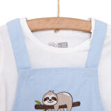HelloBaby Yenidoğan Şort Salopet-Tshirt