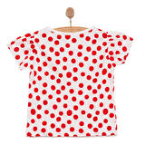 HelloBaby Basic Kız Puantiye Desenli  Baskılı T-Shirt Kız Bebek