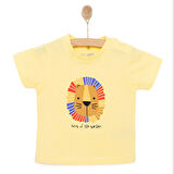 HelloBaby Basic Erkek Aslan Baskılı T-Shirt Erkek Bebek