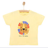 HelloBaby Basic Erkek Aslan Baskılı T-Shirt Erkek Bebek