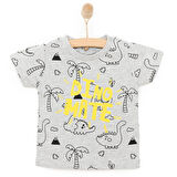 HelloBaby Basic Erkek Dino Eşler Baskılı T-Shirt Erkek Bebek