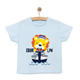 HelloBaby Basic Erkek Gemici Aslan Baskılı T-Shirt Erkek Bebek