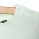 HelloBaby Basic Erkek Orman Hayvanları Baskılı T-Shirt Erkek Bebek