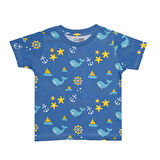 HelloBaby Basic Erkek Yaz Baskılı T-Shirt Erkek Bebek