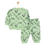 HelloBaby Basic Erkek Hayvan Desenli Eşofman Takımı Erkek Bebek