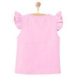 HelloBaby Basic Kız Melek Unicorn Baskılı Atlet T-shirt Kız Bebek