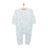 Bebetto Yenidoğan Organic Sleepy Cat Patiksiz Tulum Unisex