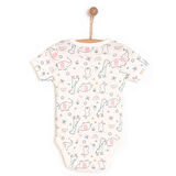 HelloBaby Hayvan Desenli Kısakol Body