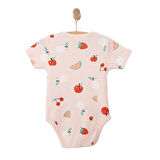 HelloBaby Hayvan Desenli Kısa Kol Body Kız Bebek