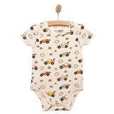 HelloBaby Araba Desenli Kısa Kol Body