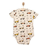 HelloBaby Araba Desenli Kısa Kol Body