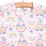 HelloBaby Kız Kısa Kol Body Kız Bebek