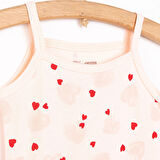 HelloBaby Kalp Desenli İp Askılı Body