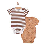 HelloBaby Erkek 2li Kısa Kol Body Erkek Bebek