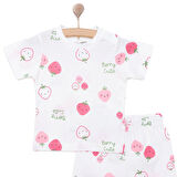 HelloBaby Kız Kısa Kol Pijama Takımı Kız Bebek