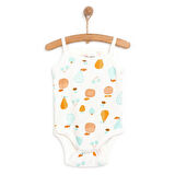 HelloBaby Kız İp Askılı Body Kız Bebek